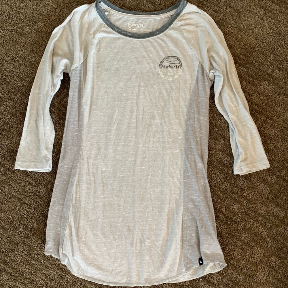 3/4 Sleeve Hurley Graphic T-Shirt